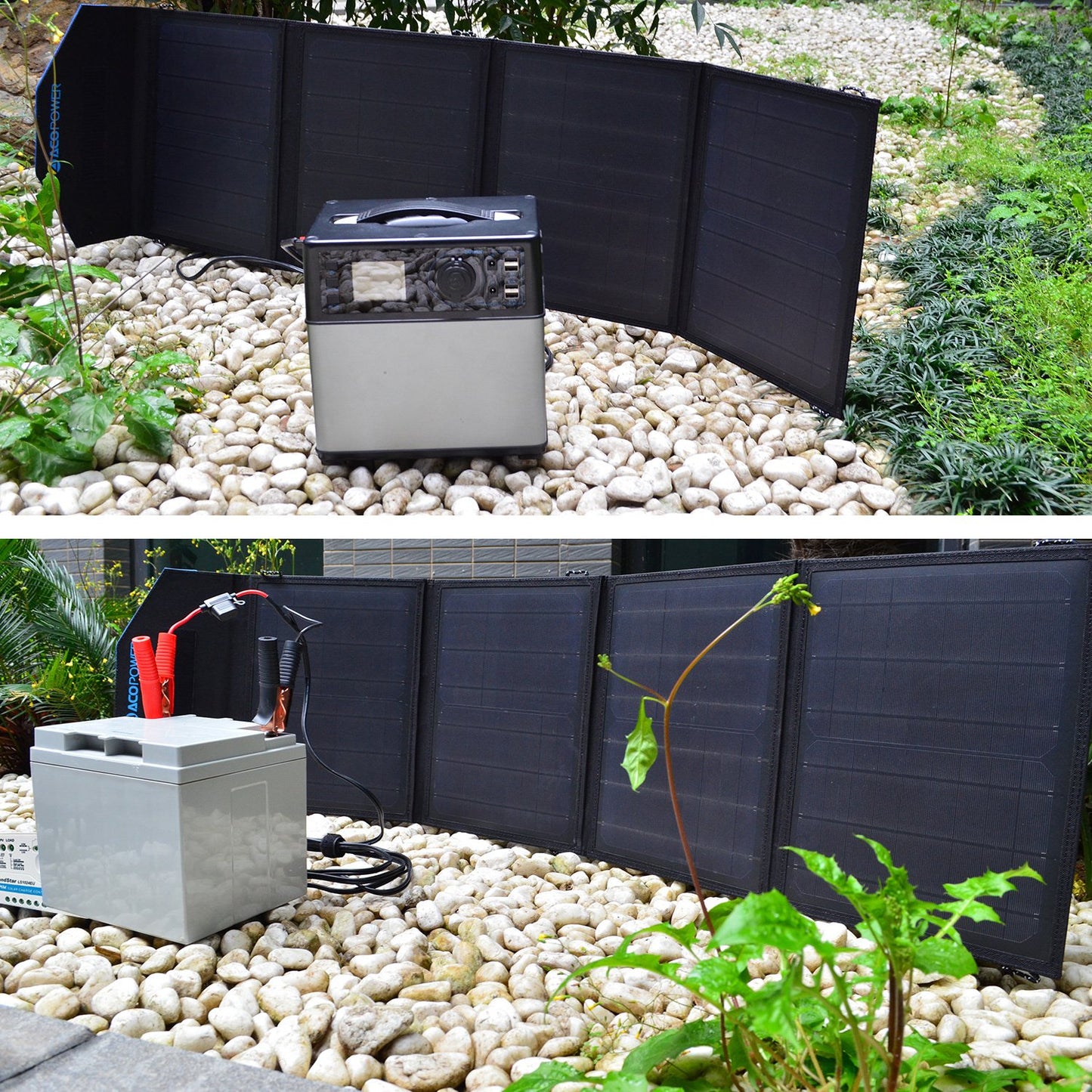 Foldable Solar Panel Kit – 50W Portable Charger, RV Ready
