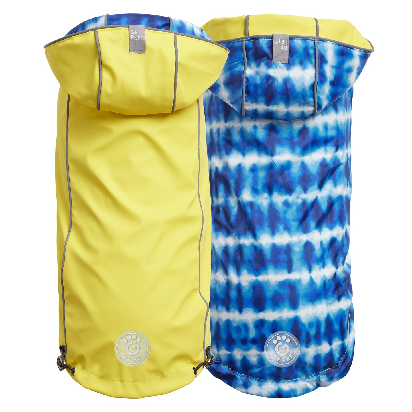 Dog Raincoat – Elasto-Fit Reversible Yellow - High quality pet product
