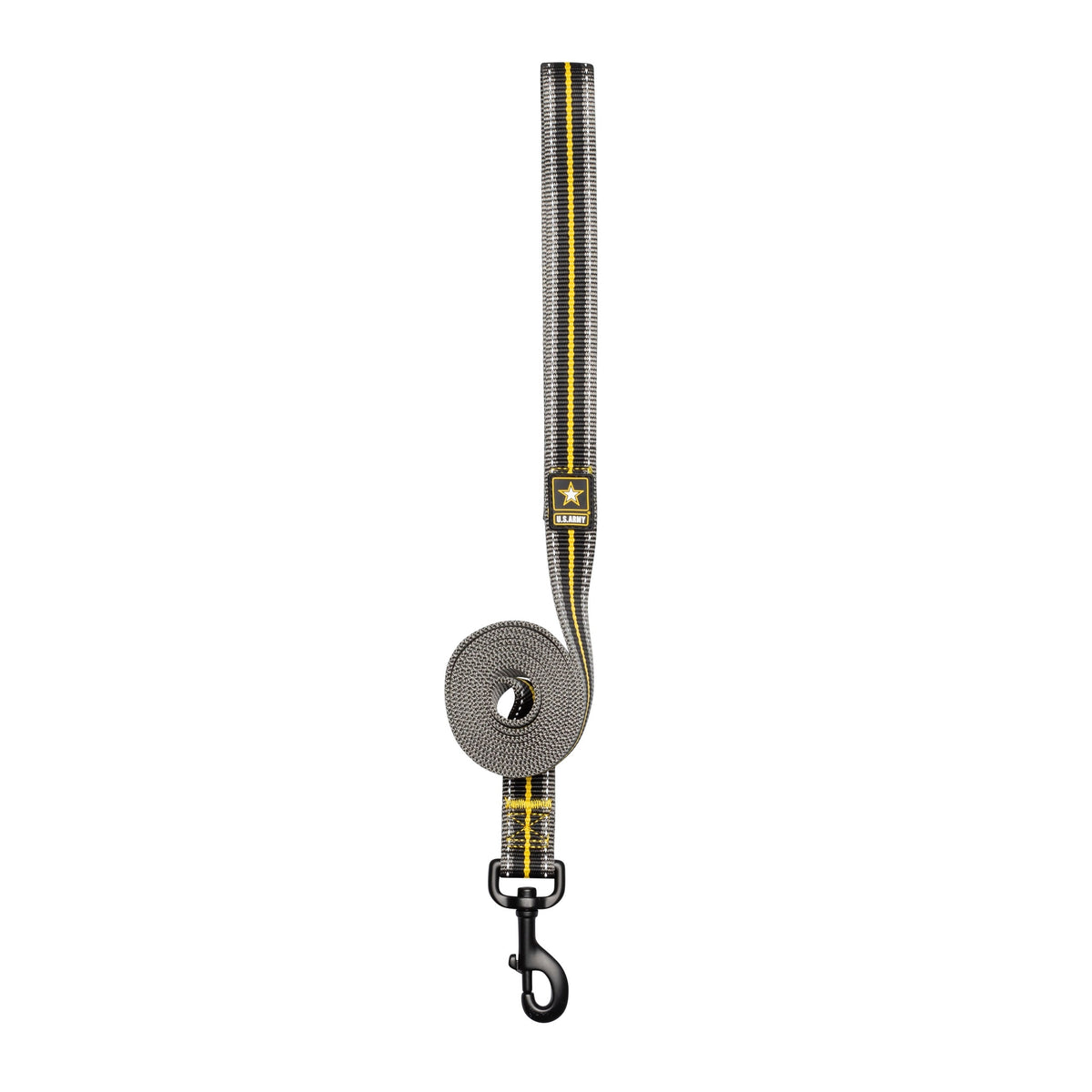 Reflective dog leash with metal bolt snap clip — dog collars, leashes and harnesses collection