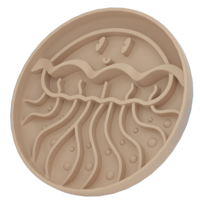 Jellyfish Slow Feeder Bowl – Anti-Slip Food-Grade Silicone