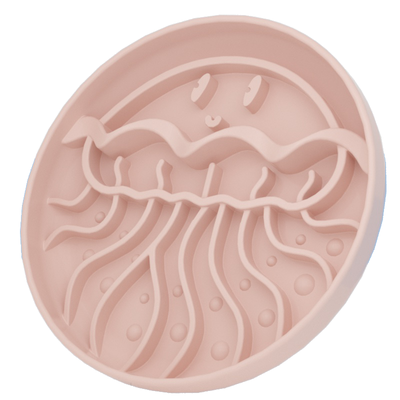 Jellyfish Slow Feeder Bowl – Anti-Slip Food-Grade Silicone