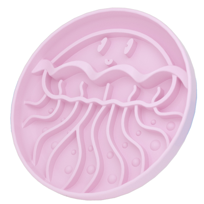 Jellyfish Slow Feeder Bowl – Anti-Slip Food-Grade Silicone