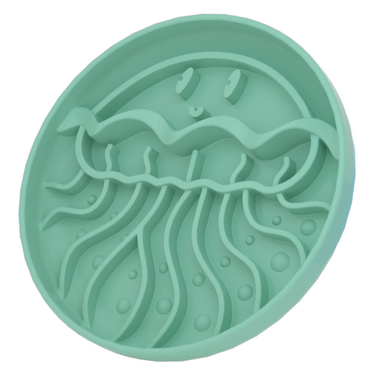 Jellyfish Slow Feeder Bowl – Anti-Slip Food-Grade Silicone
