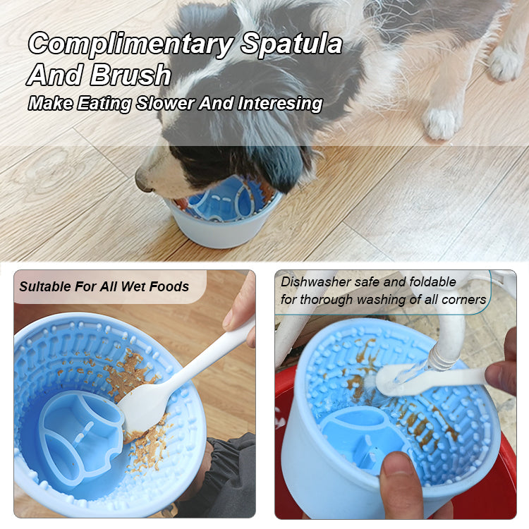 Slow Feeder Cup for Dogs – BPA-Free Food-Grade Silicone