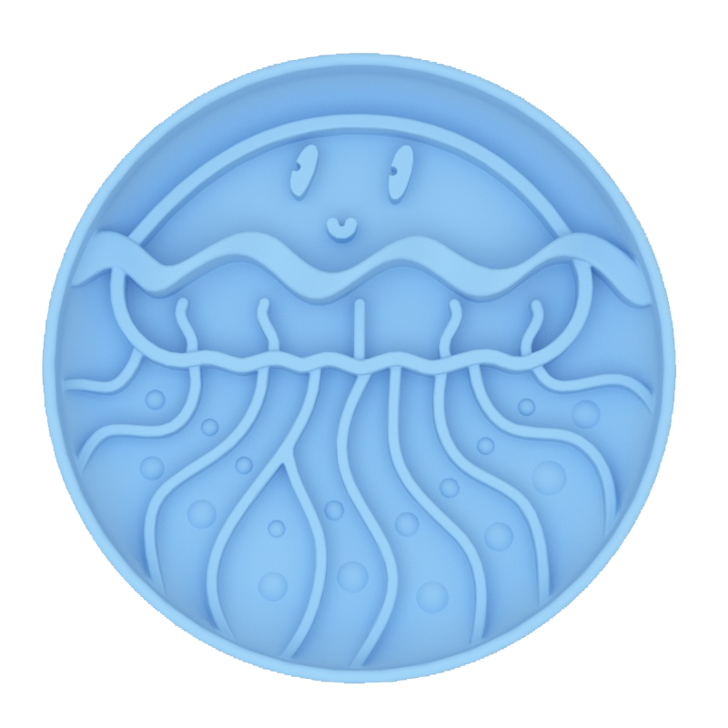 Jellyfish Slow Feeder Bowl – Anti-Slip Food-Grade Silicone