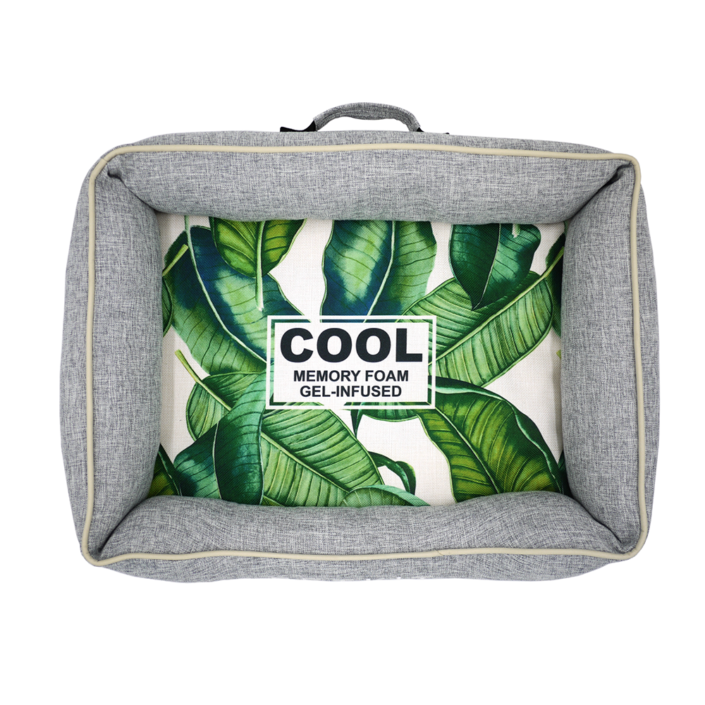 Reversible Memory Foam Pet Bed – Cooling & Warming