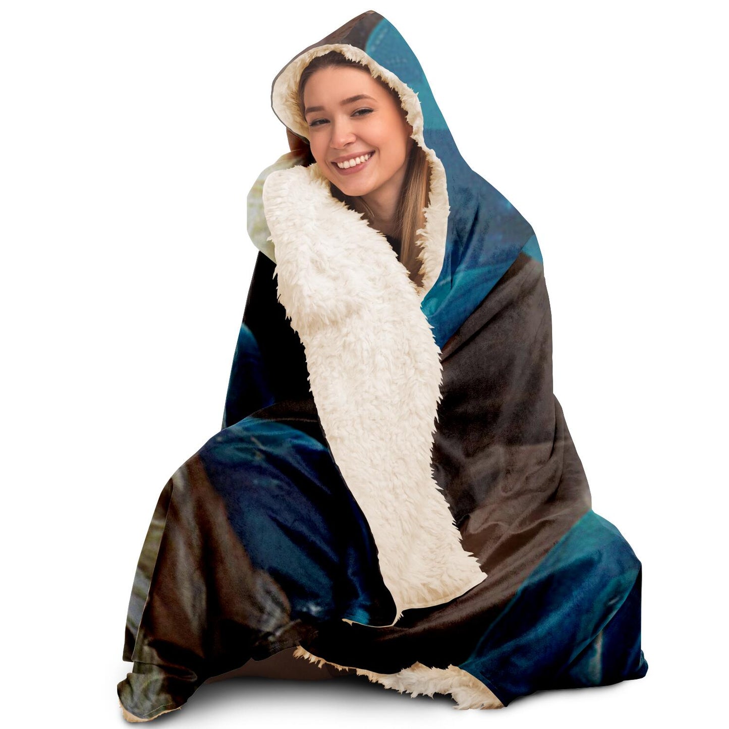 Pet-Themed Hooded Blanket – Micro-Mink, Fleece or Sherpa