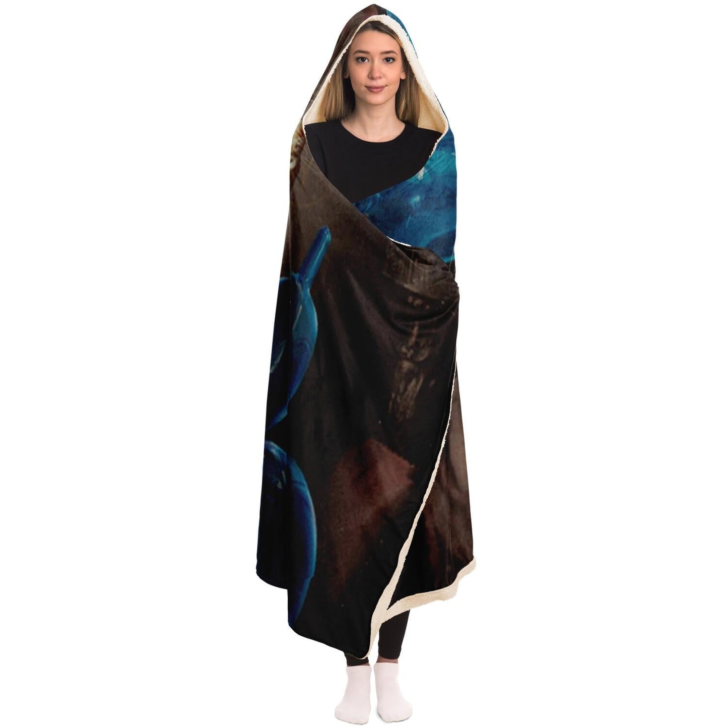 Pet-Themed Hooded Blanket – Micro-Mink, Fleece or Sherpa