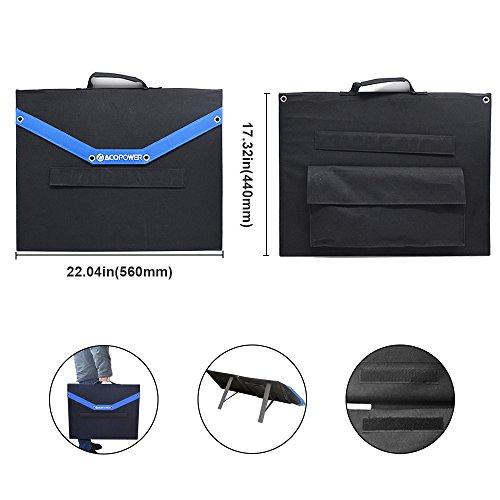 Foldable Solar Panel Suitcase – 80W Portable Charger