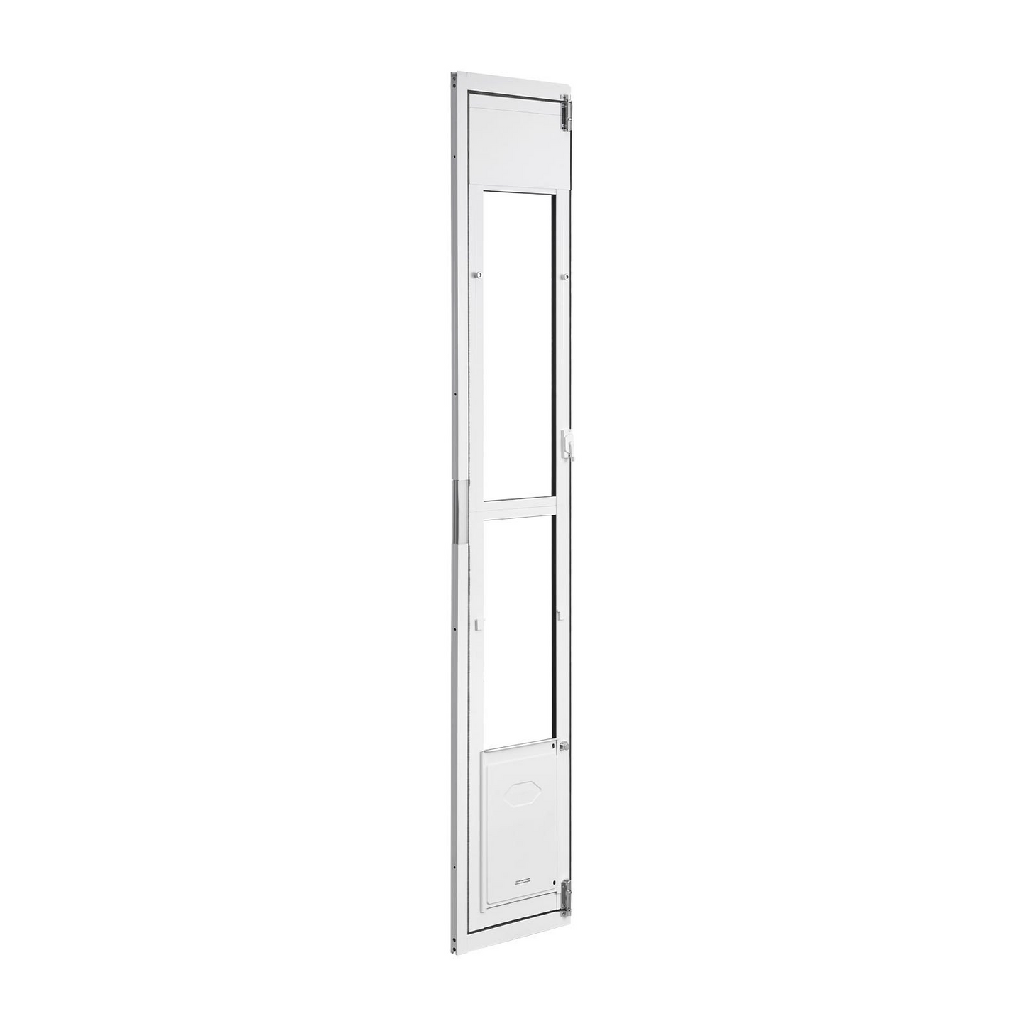 Sliding Glass Dog Door Adjustable 76–81" Aluminum – photo 6