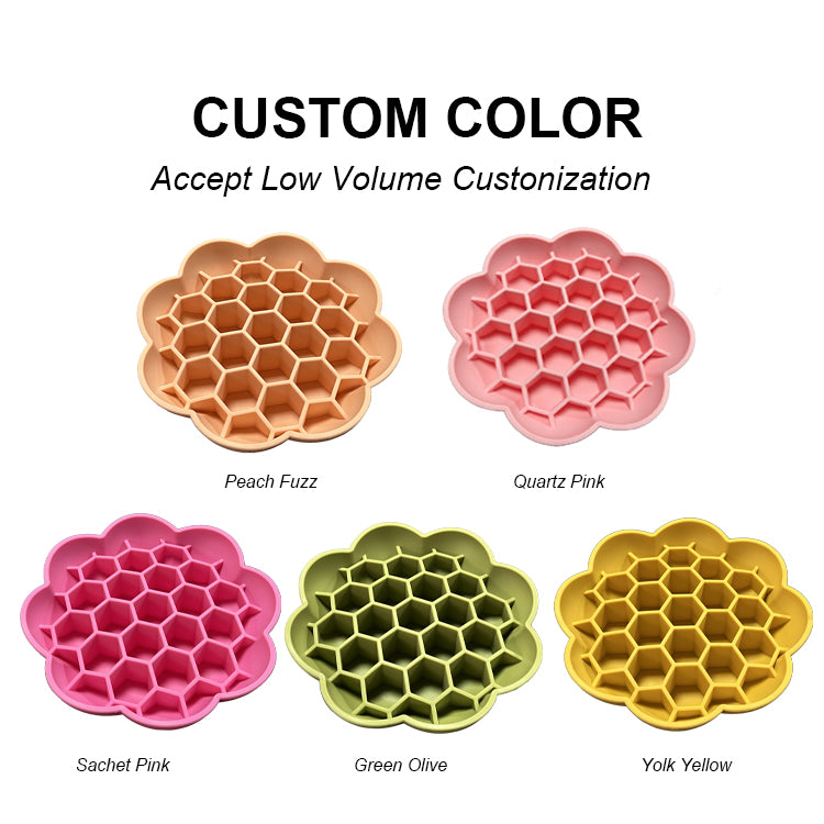 Sunflower Slow Feeder Bowl – Anti-Slip Food-Grade Silicone