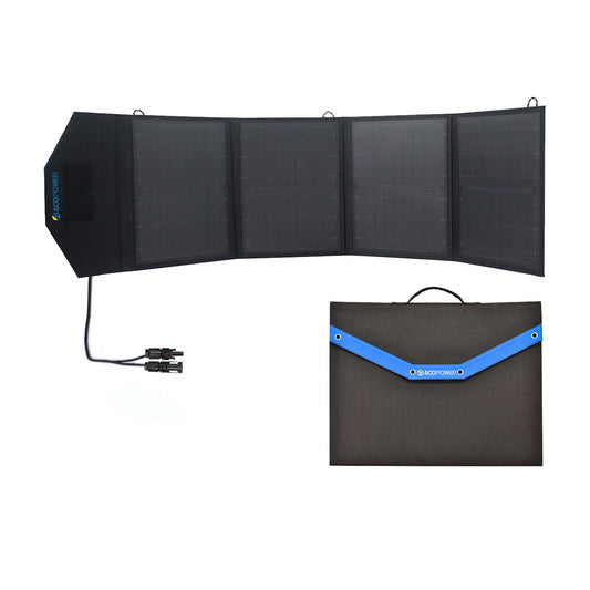 Foldable Solar Panel Kit – 50W Portable Charger, RV Ready