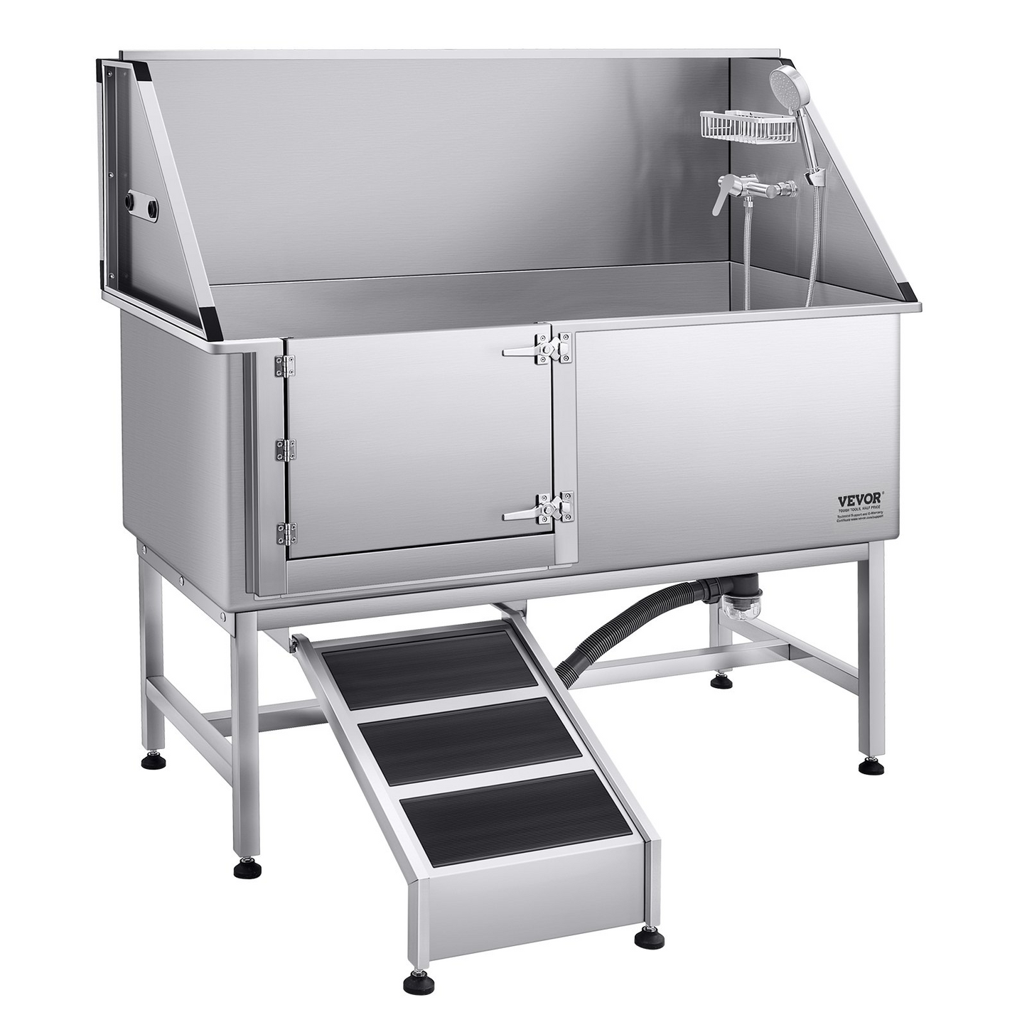 62-Inch Stainless Steel Dog Washing Station with Ramp – photo 10