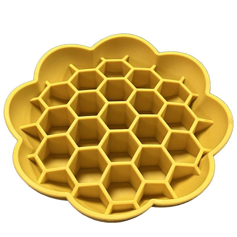 Sunflower Slow Feeder Bowl – Anti-Slip Food-Grade Silicone