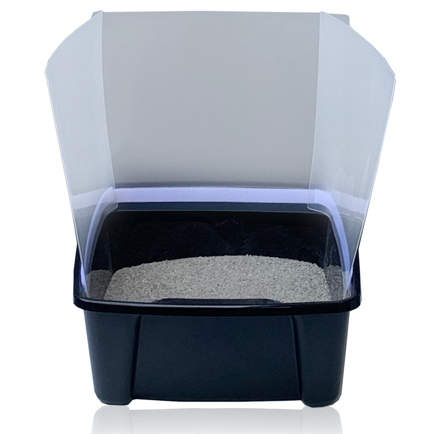 Transparent Litter Box Shields – Stop Pee Spray & Splatter