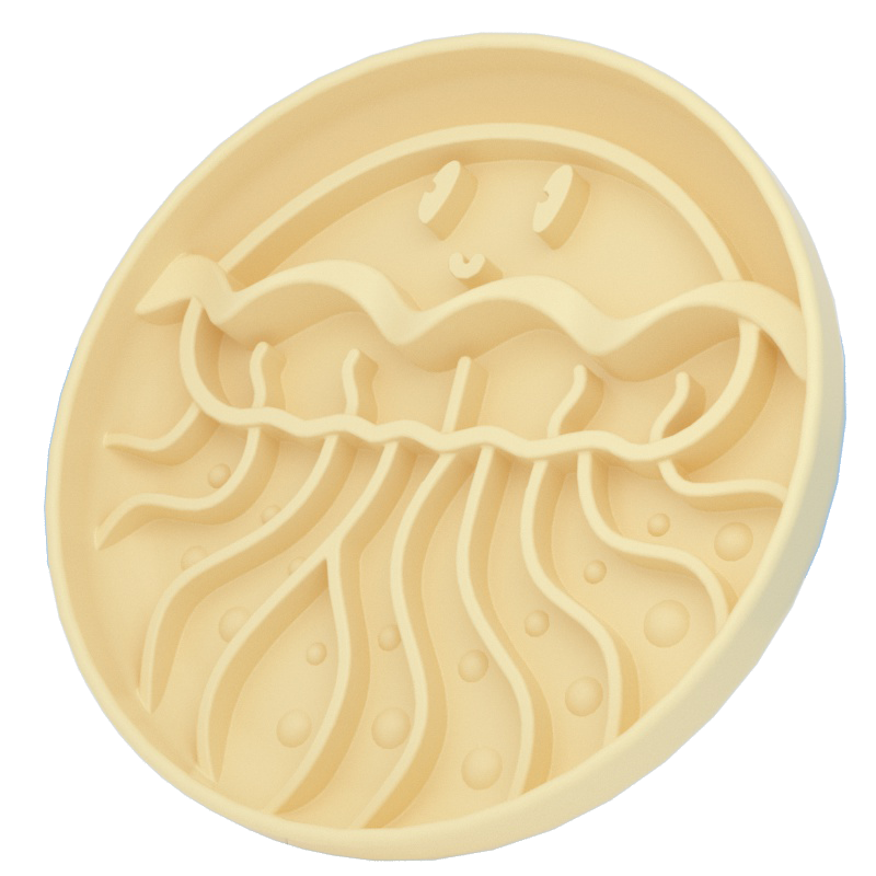 Jellyfish Slow Feeder Bowl – Anti-Slip Food-Grade Silicone