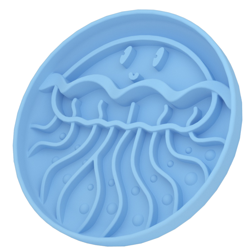 Jellyfish Slow Feeder Bowl – Anti-Slip Food-Grade Silicone