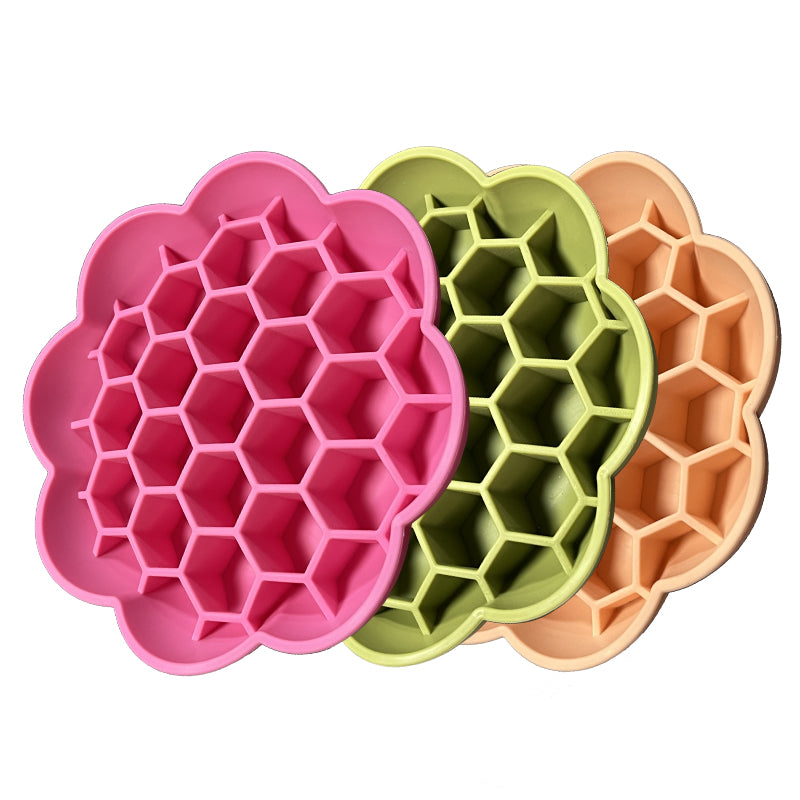 Sunflower Slow Feeder Bowl – Anti-Slip Food-Grade Silicone