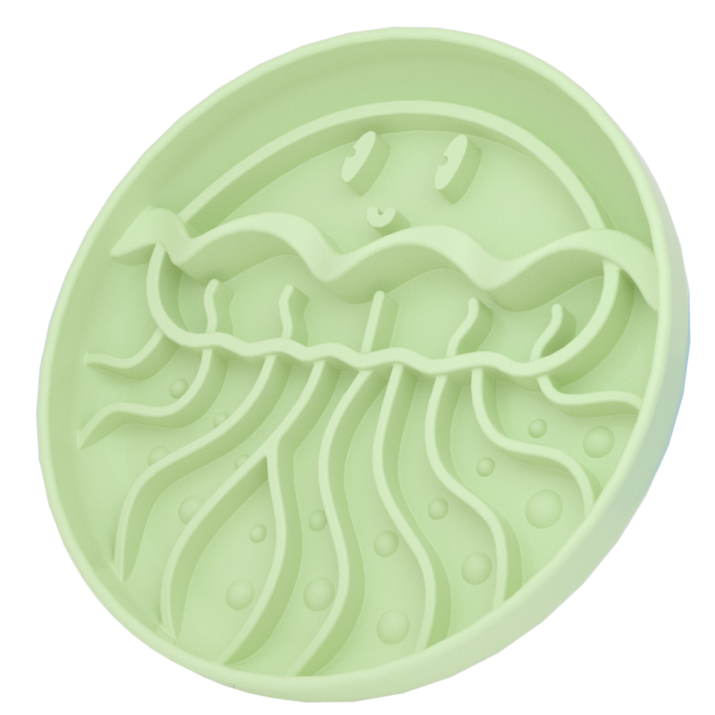 Jellyfish Slow Feeder Bowl – Anti-Slip Food-Grade Silicone