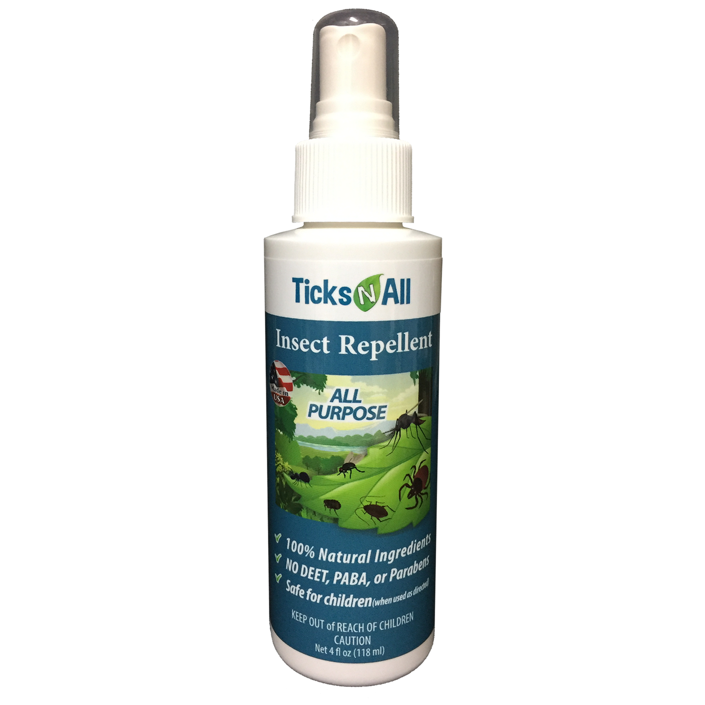 All-Natural Insect Repellent – 15 Essential Oils, 4oz