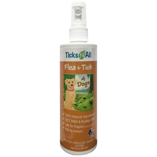 Flea & Tick Spray – Dog All-Natural Essential Oils
