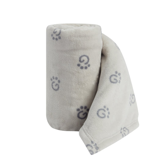 Shared Pet Blanket – Grey Fleece for Dogs & Cats
