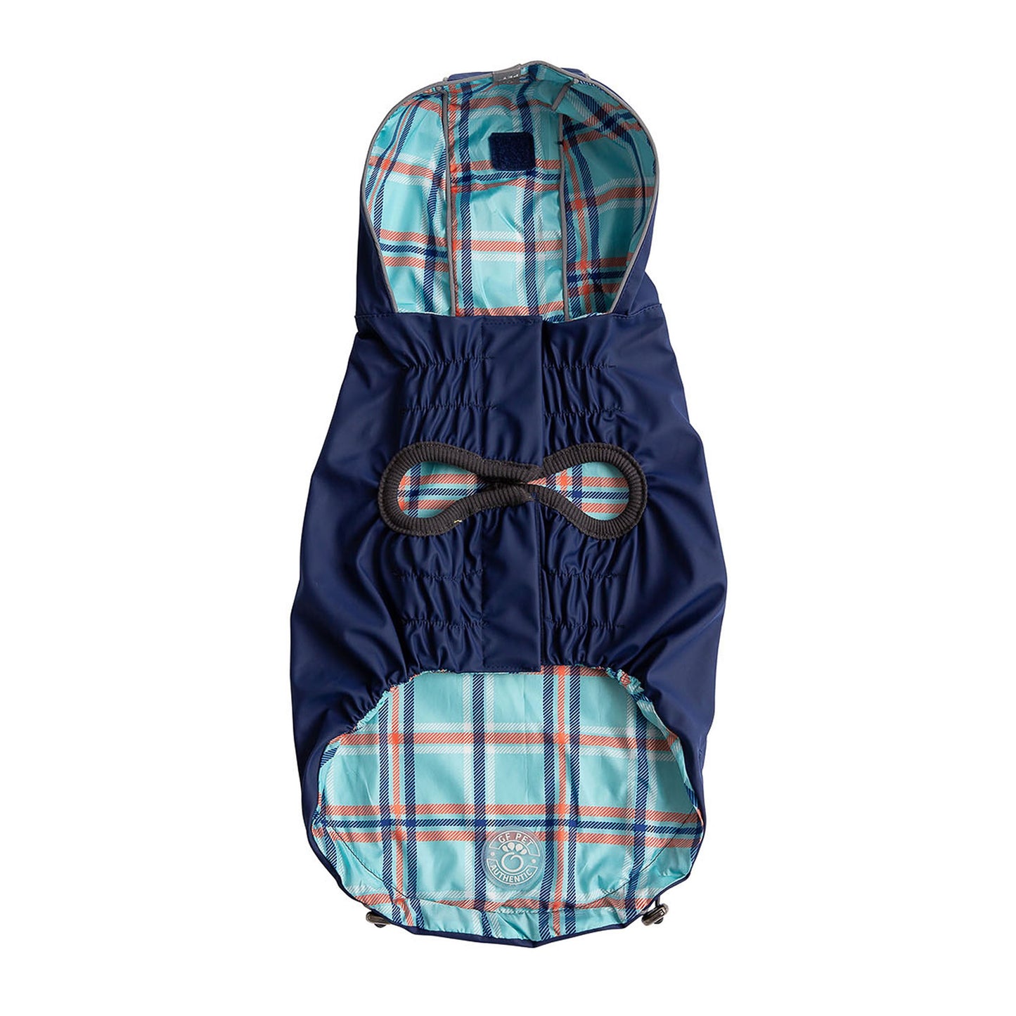 Dog Raincoat – Reversible Waterproof Navy