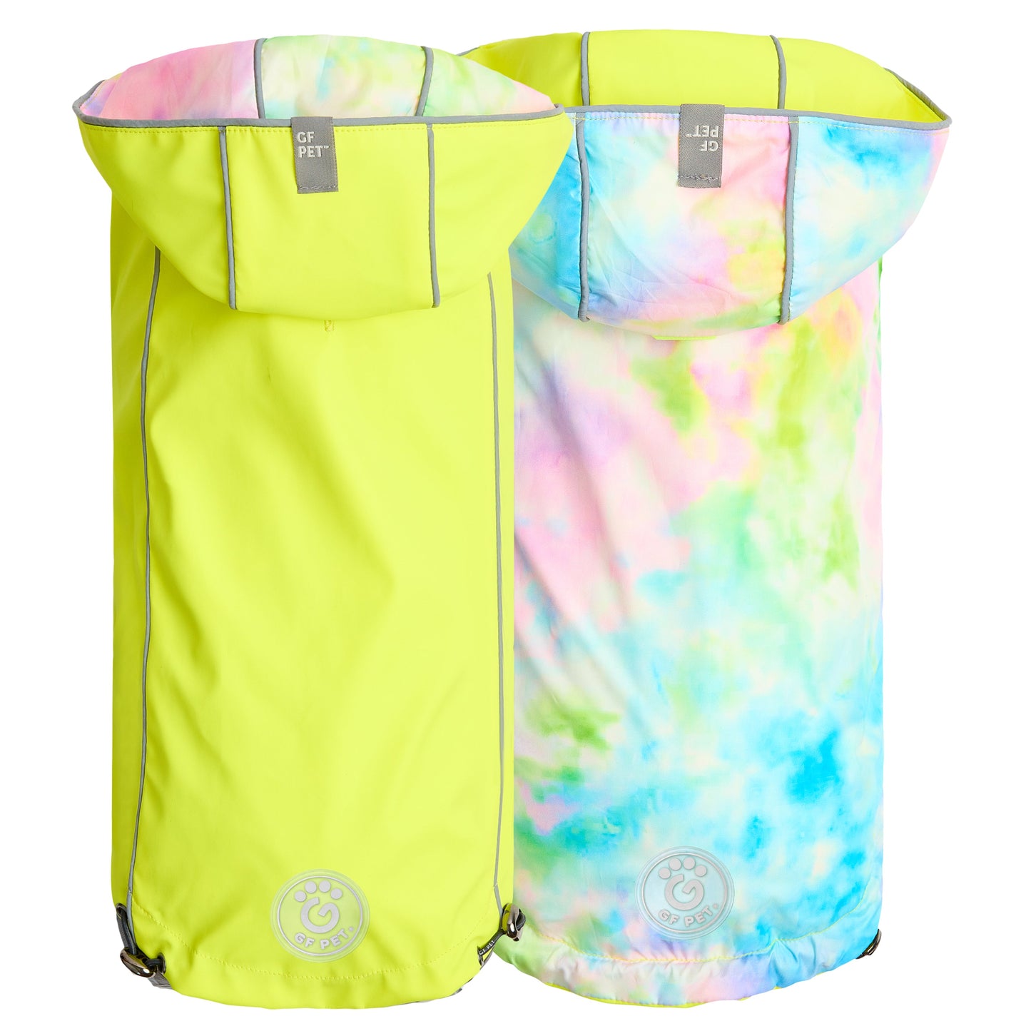 Dog Raincoat – Reversible Waterproof Hood