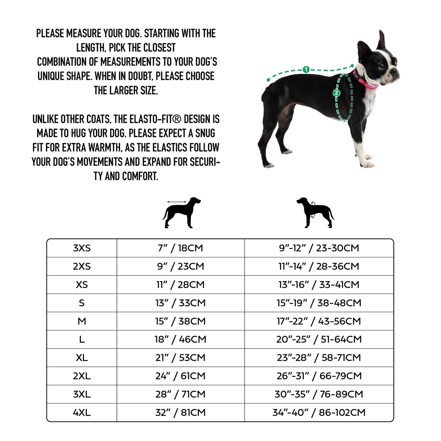 Dog Raincoat – Elasto-Fit Reversible Yellow Blue