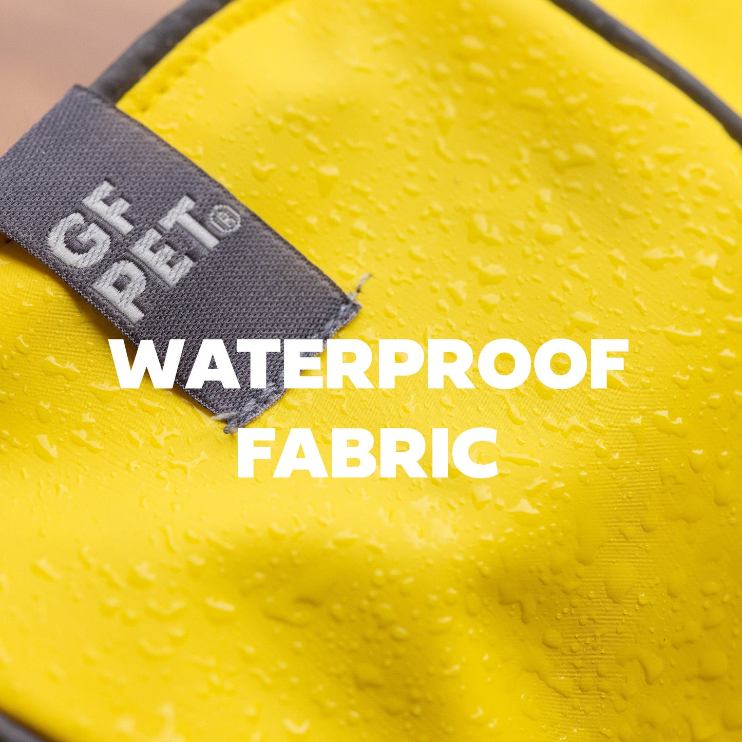 Dog Raincoat – Elasto-Fit Reversible Yellow Blue