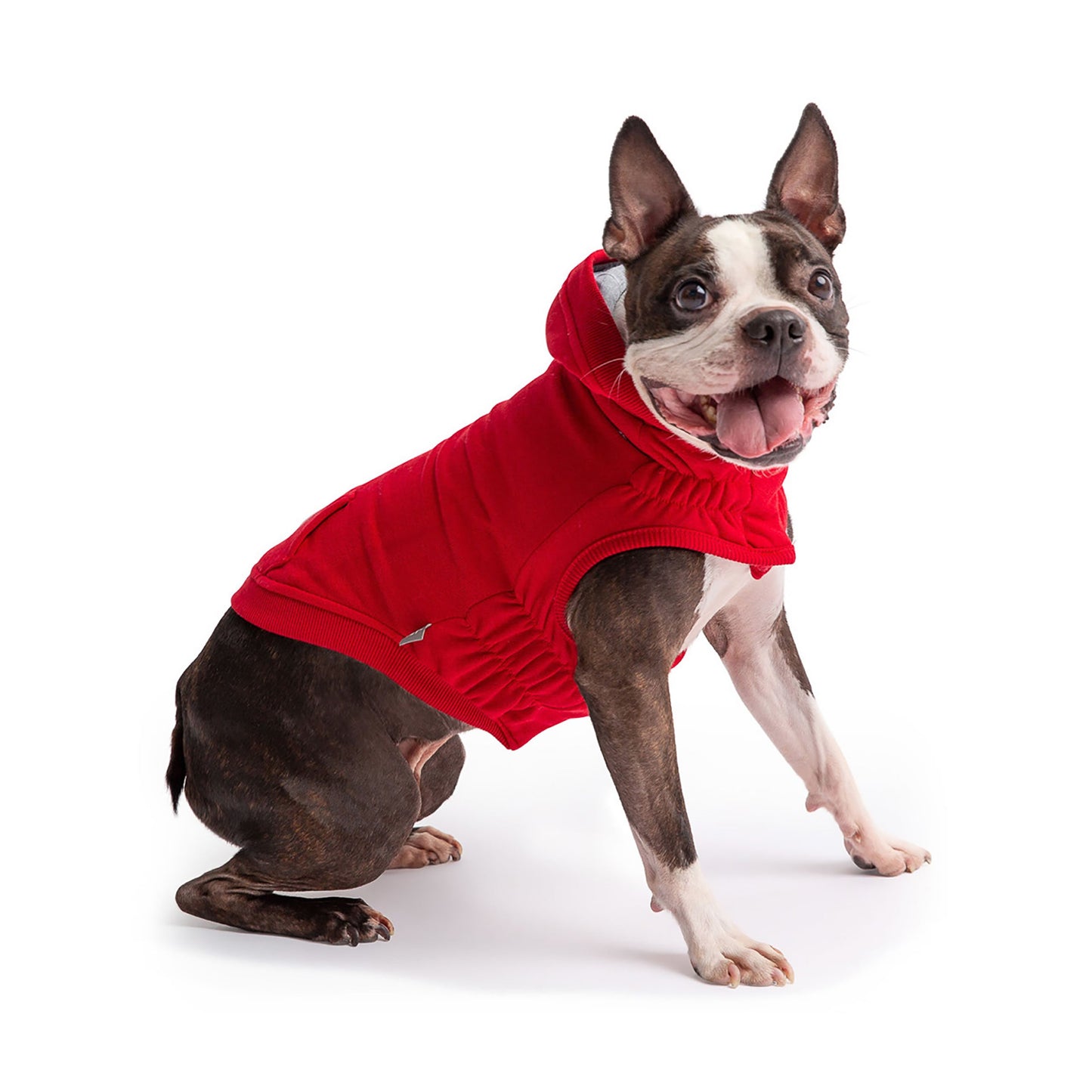 Urban Dog Hoodie – Fleece with Kangaroo Pocket, Red