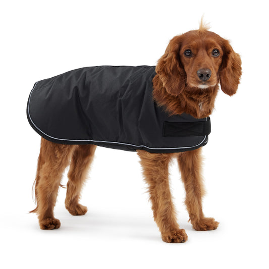 Dog Jacket – Blanket Waterproof Polar Fleece Black