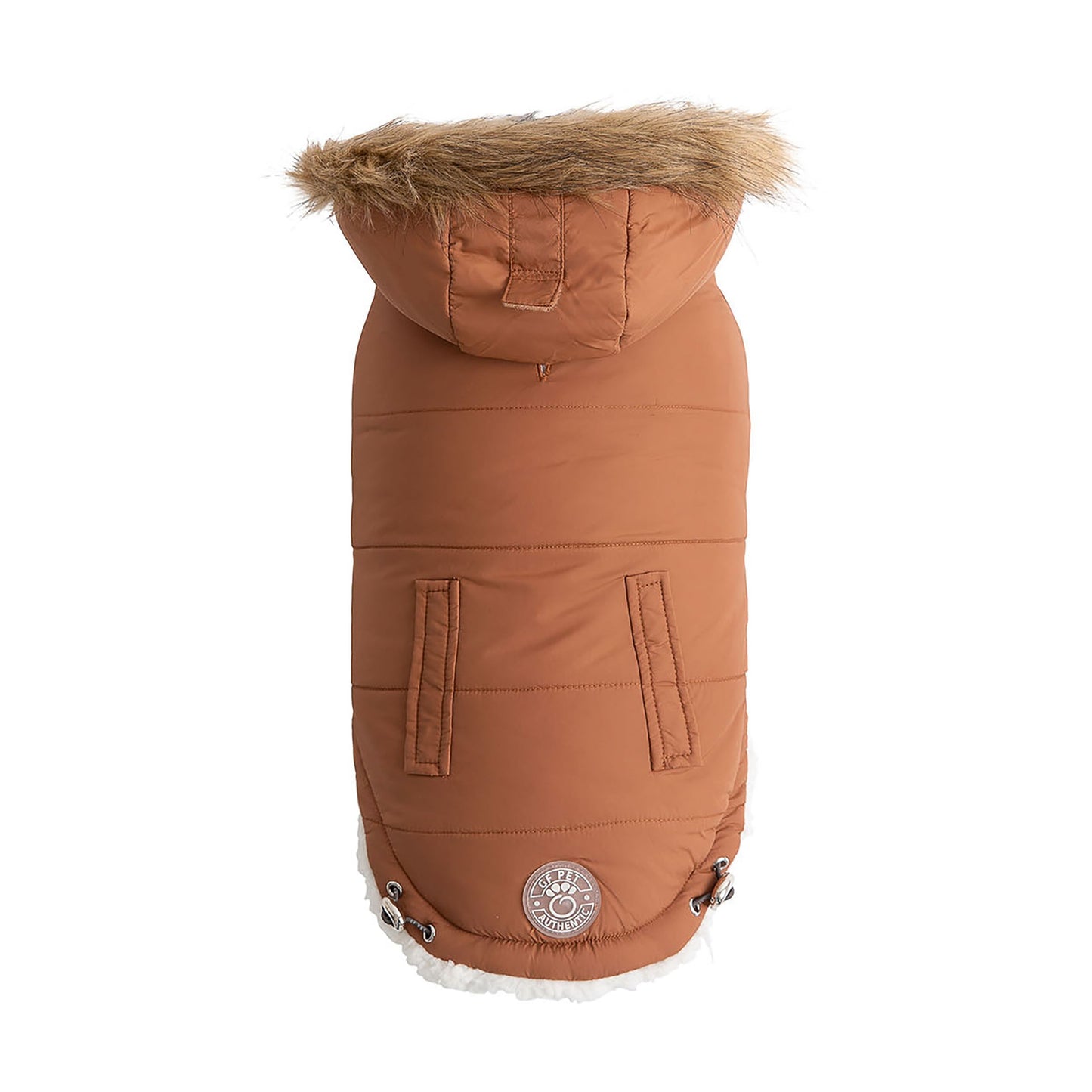 Dog Coat – Urban Parka Sherpa Caramel - High quality pet product