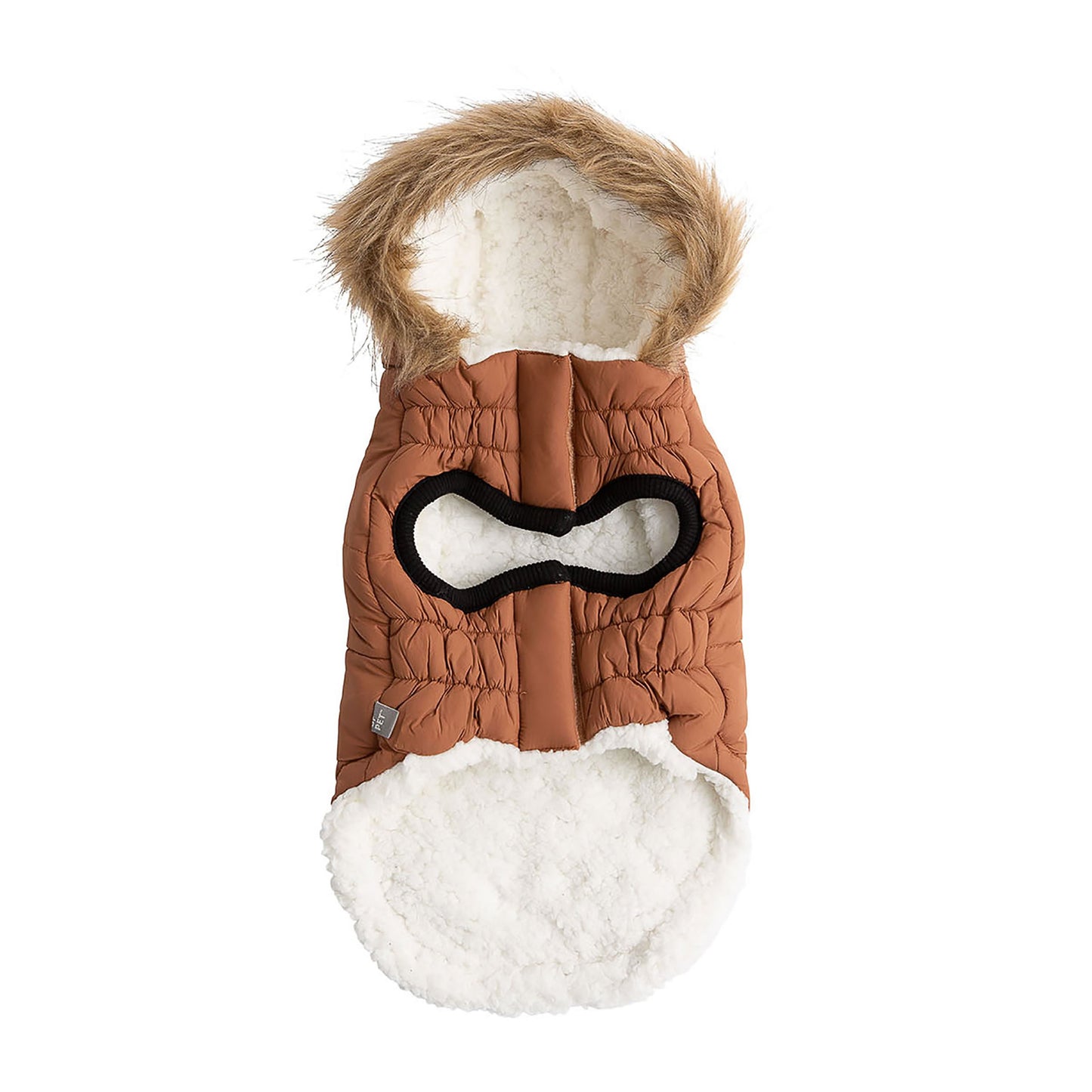 Dog Coat – Urban Parka Sherpa Caramel