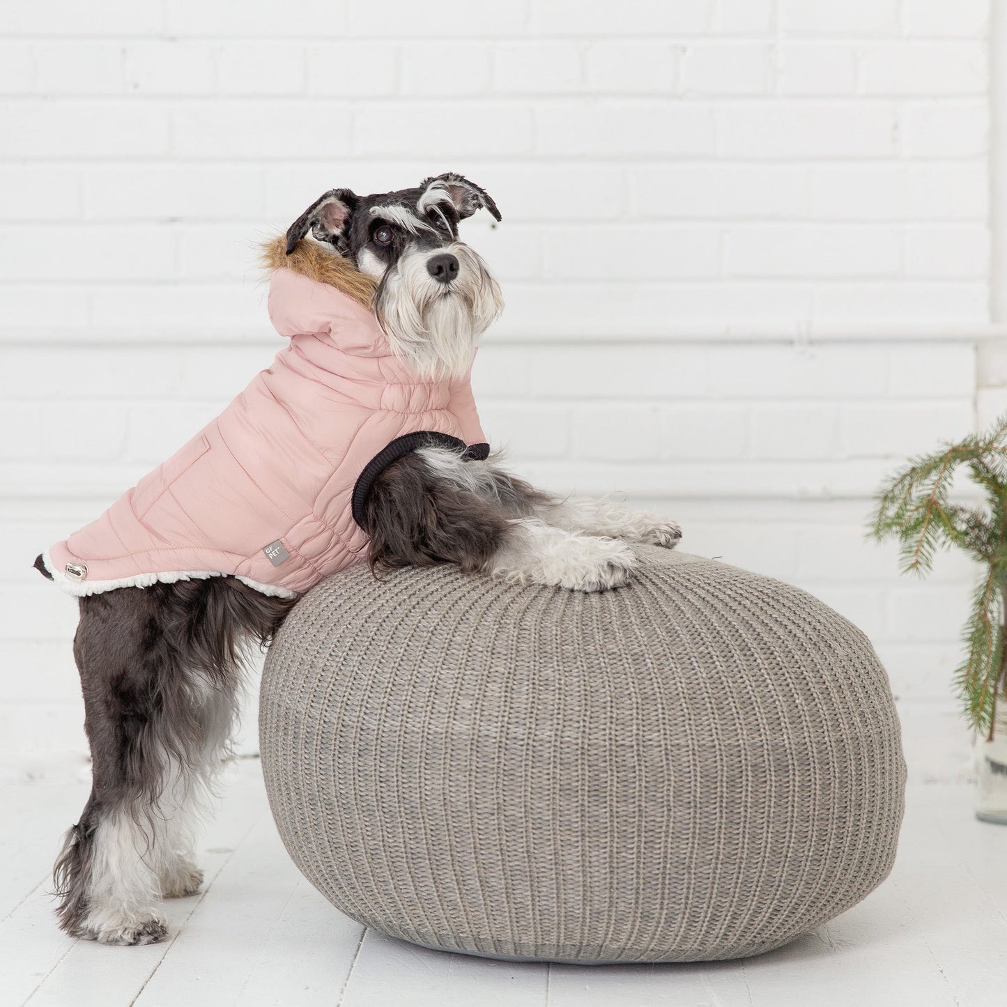 Dog Jacket – Urban Parka Faux Fur Hood