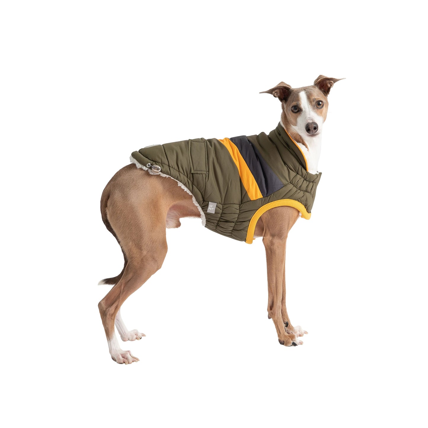 Dog Jacket – Alpine Puffer Retro Khaki