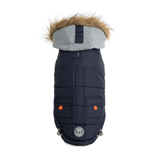 Dog Parka – Winter Sailor Sherpa Navy