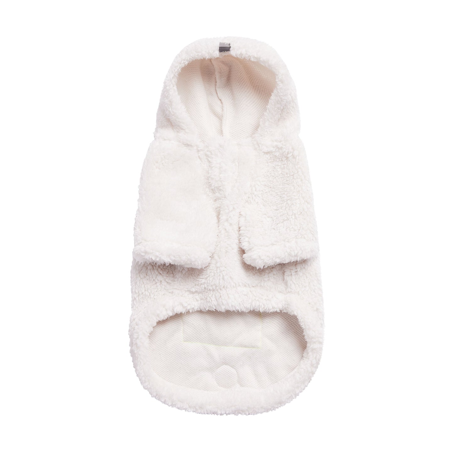 Dog Hoodie – Cozy Ultra-Soft Sherpa Fleece White