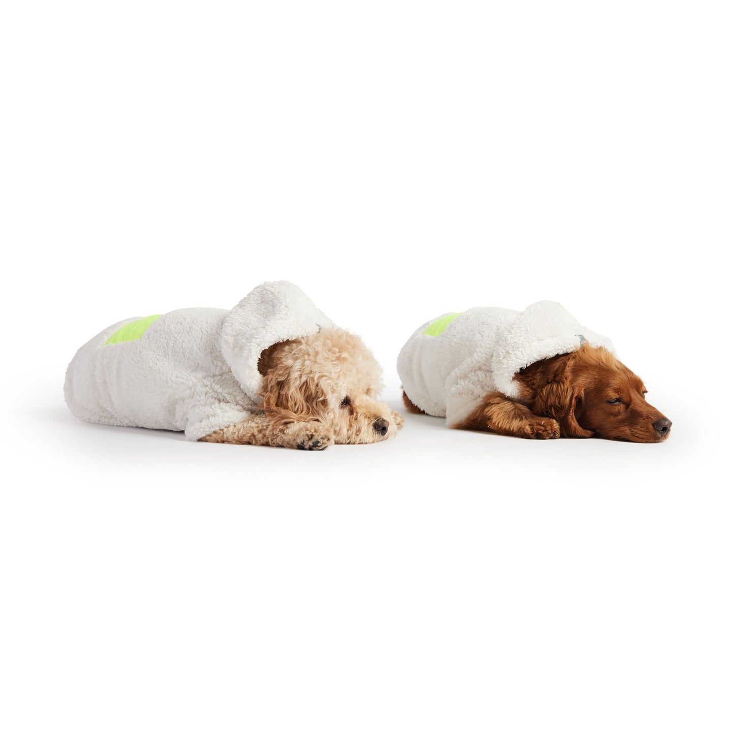 Dog Hoodie – Cozy Ultra-Soft Sherpa Fleece White