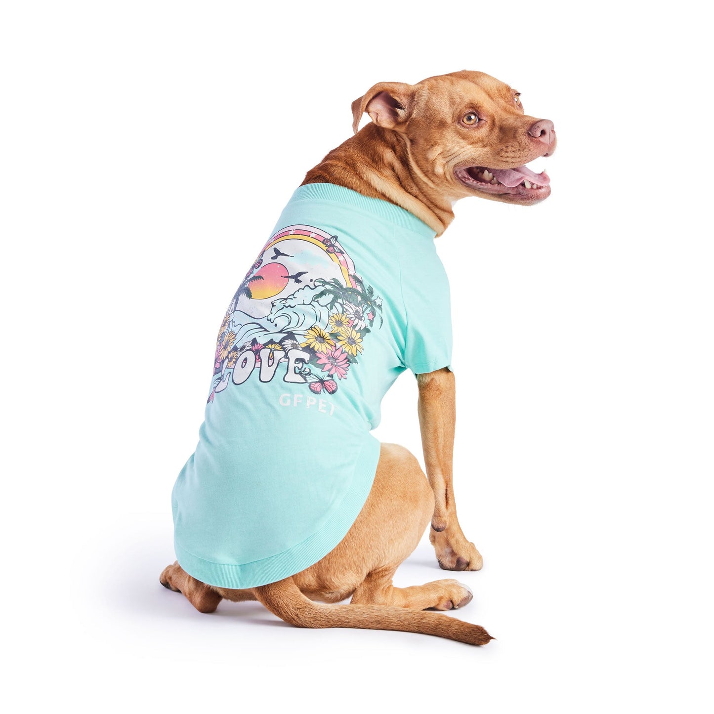 Dog Tee – Graphic Vintage Sporty Print