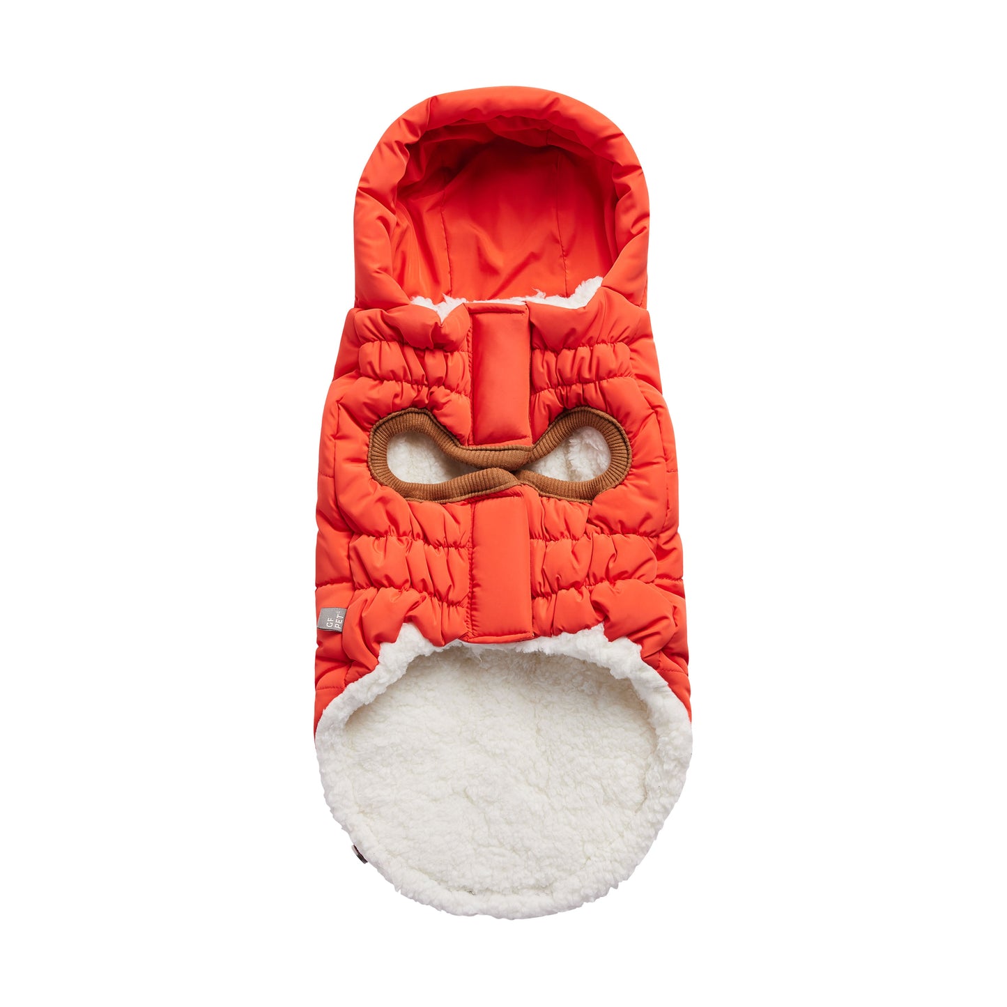 Puff Parka for Dogs – Orange | Insulated Winter Coat