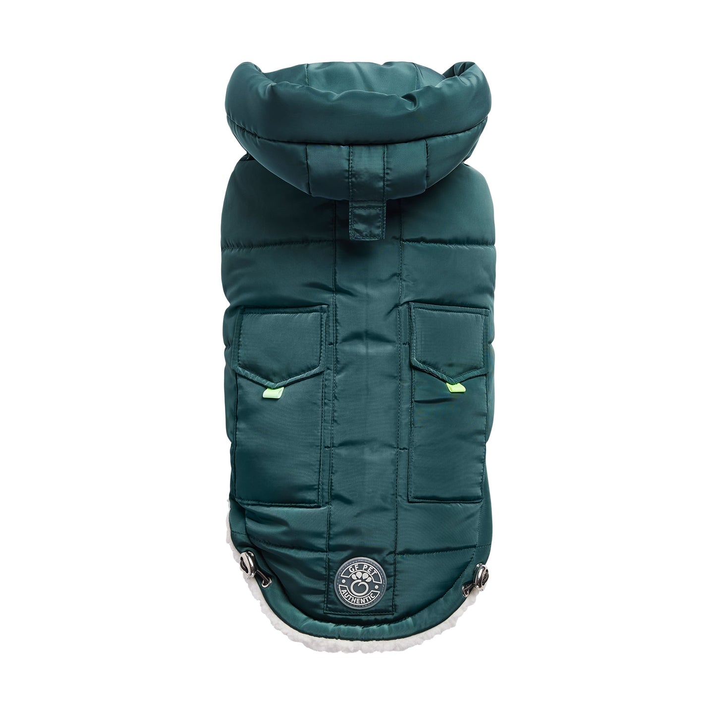 Puff Parka for Dogs – Teal | Insulated Winter Coat