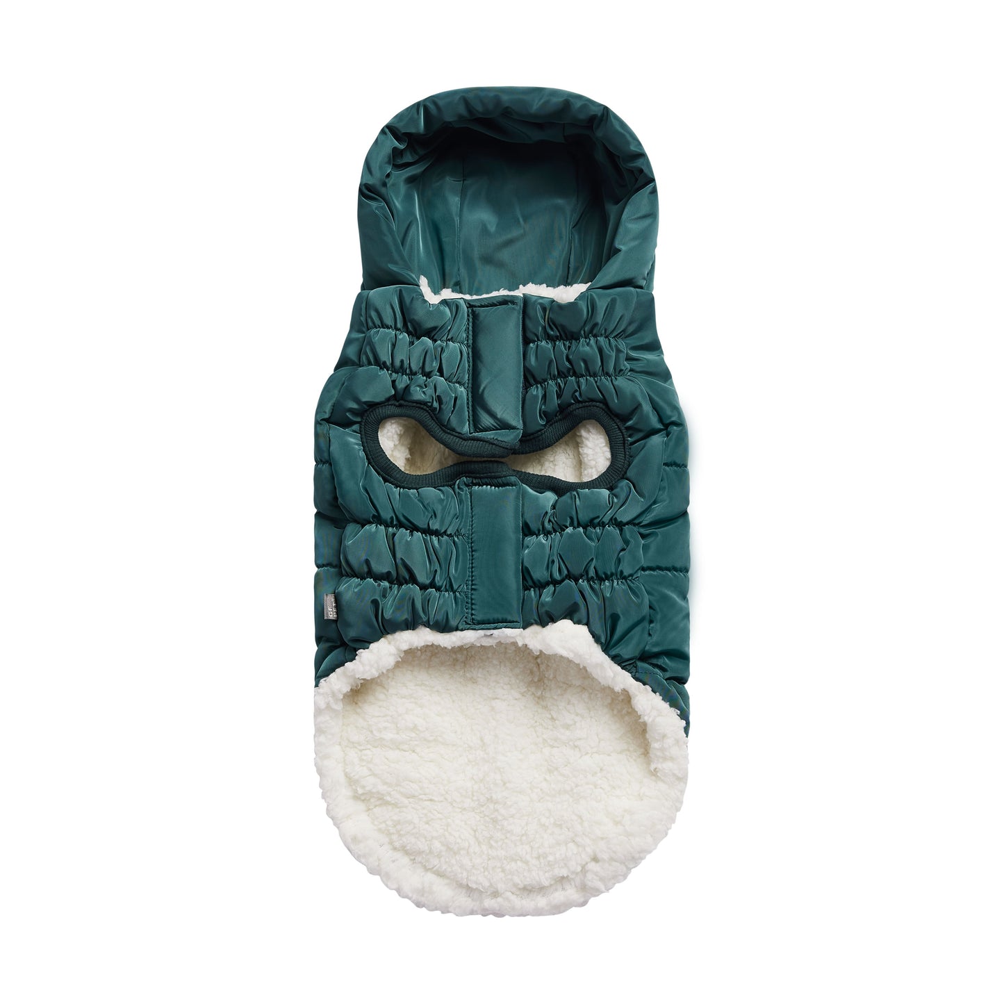 Puff Parka for Dogs – Teal | Insulated Winter Coat