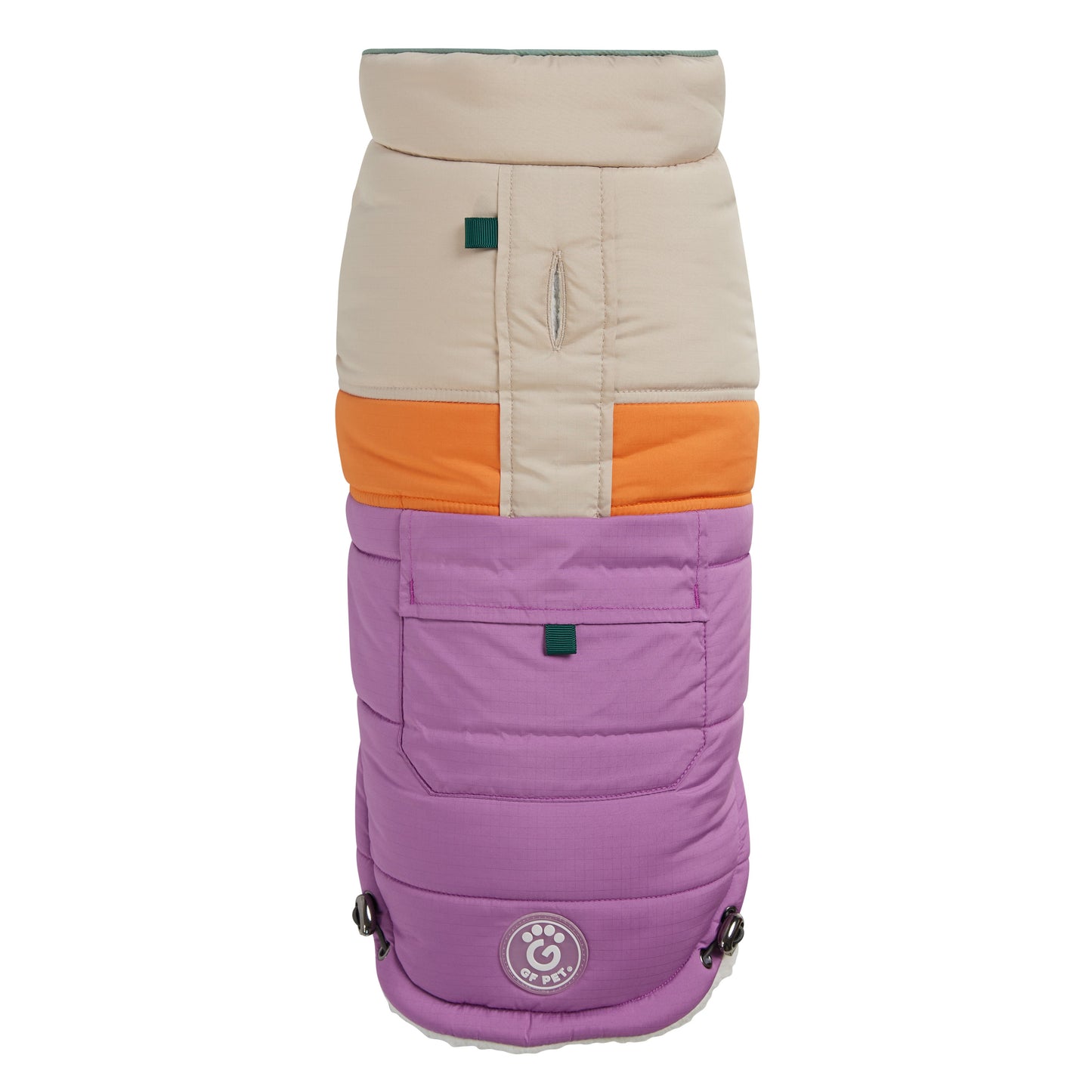 Dog Jacket – Camplife Puffer Sherpa Purple