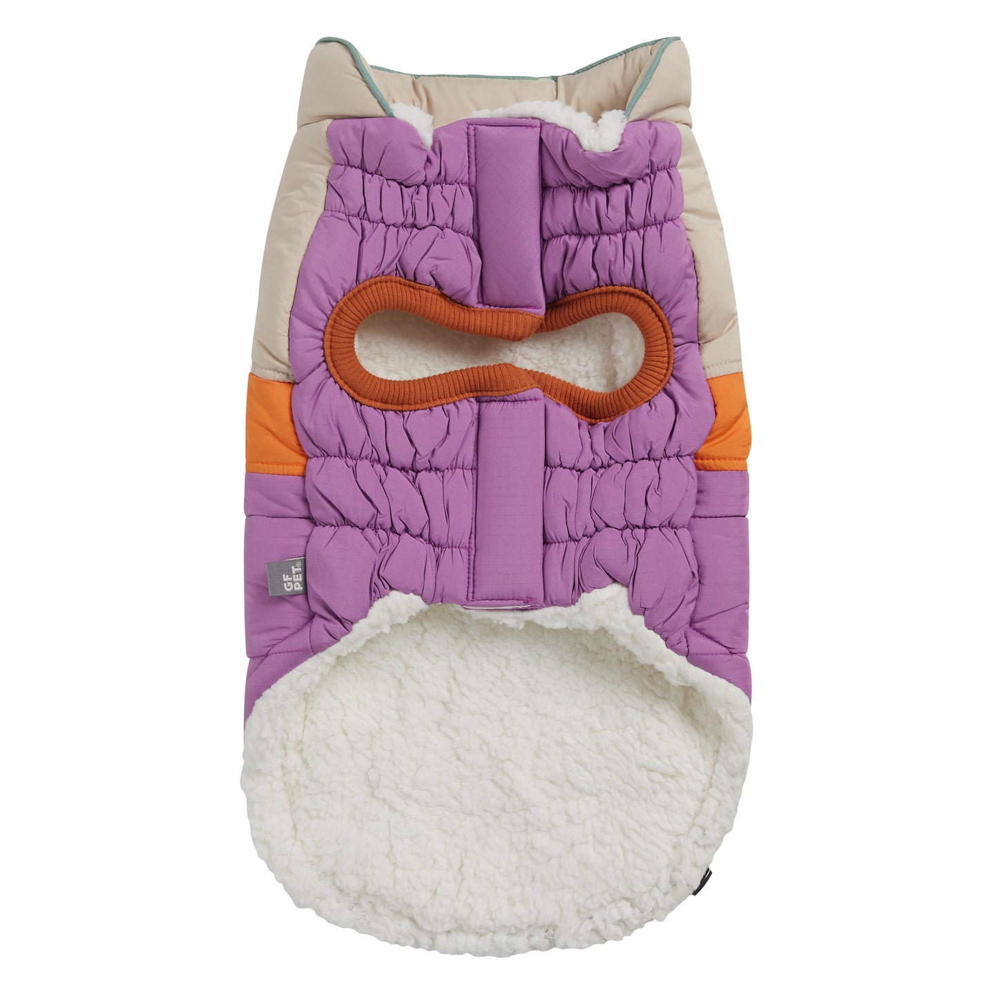 Dog Jacket – Camplife Puffer Sherpa Purple