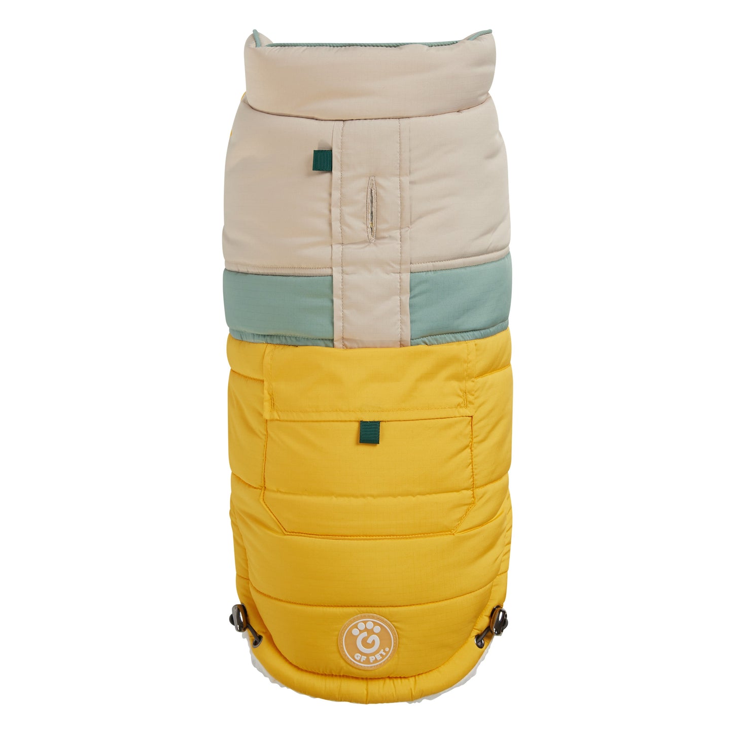 Dog Jacket – Camplife Puffer Sherpa Yellow