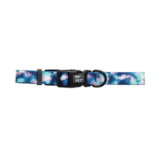 Tie Dye Printed Dog Collar – Adjustable Nylon, Fun & Durable