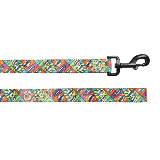 Comic Book Dog Leash – 6 ft Printed Nylon, Bold & Durable
