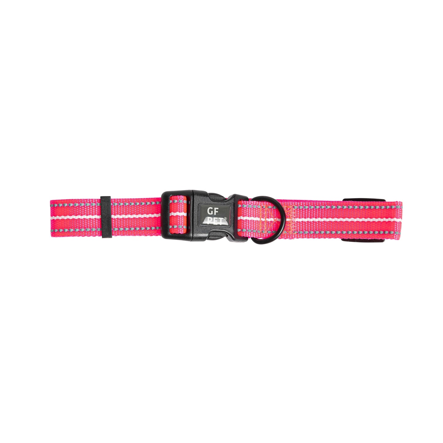 Dog Collar – Reflective High Visibility Pink
