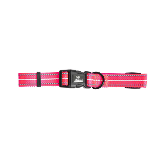 Dog Collar – Reflective High Visibility Pink
